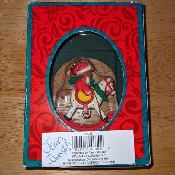 Vintage Kmates Collection Happy Holidays "Baby's First Christmas" Ornament - Picture 2 of 5